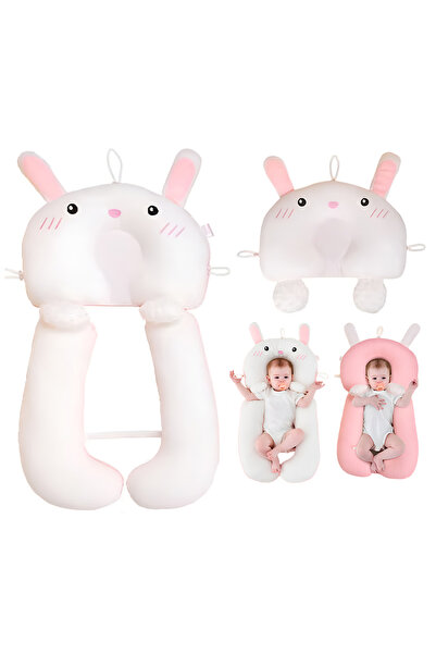 BYBEO وسادة رضاعة للأطفال، وسادة تشكيل رأس الطفل، وسادة نوم رضاعة للأطفال حدي...