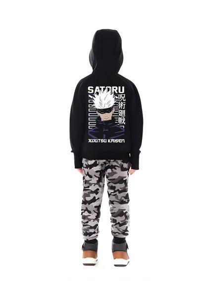 Flaubert LOTS MODA Ζακέτα Unisex με μάσκα χιονιού Ninja, από χοντρό φλις με 2...