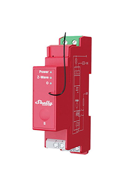 Shelly Releu И™inДѓ DIN cu 1 canal cu mДѓsurare a energiei Qubino Pro 1PM