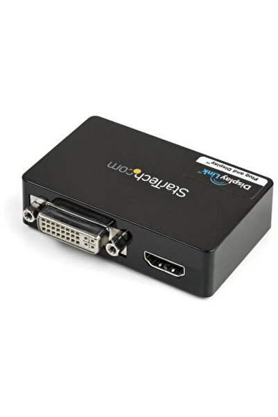 startech USB32HDDVII, USB 3.0 - HDMI + DVI, Black