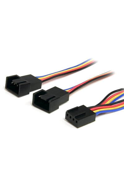 startech Cablu splitter de alimentare pentru ventilator .com, 12 in, cu 4 pin...