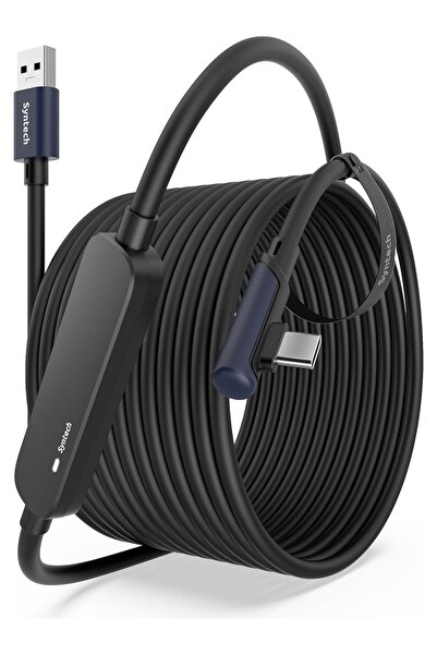 SYNTECH 10 M Usb-C Vr Kablo – Quest2/quest Pro/pico 4 Uyumlu Yüksek Hızlı Bağ...