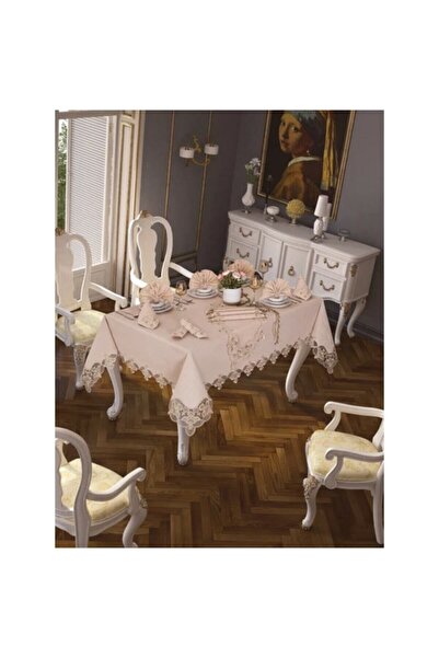 Ceki Home Set de masă pentru 12 persoane – Set de fețe de masă fără griji pen...