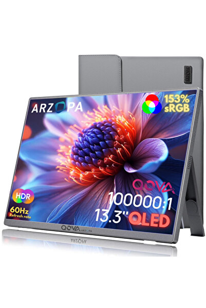 Qova Arzopa & Qova® 13.3"inch Portable Monitor, OLED Screen, 1920*1080, Ultra...