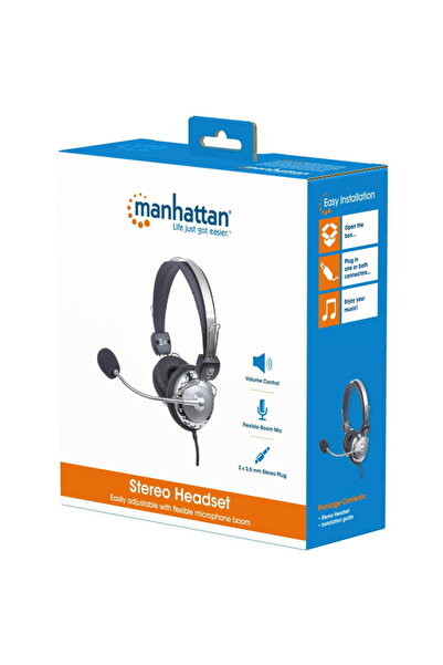 MANHATTAN Căști Stereo, Negru