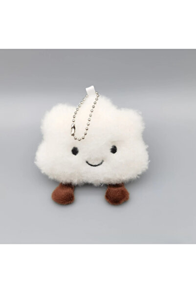 Choice 1pc Cute Plush Smile Cloud Keychain Cotton Stuffed Doll Toy Keyring Ba...
