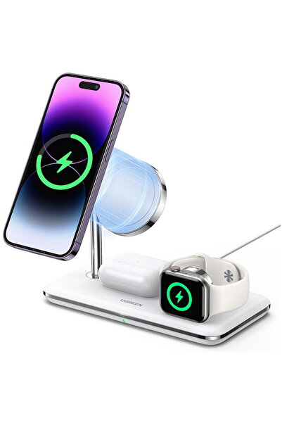 Ugreen Telefon AirPods iWatch 25W Alb