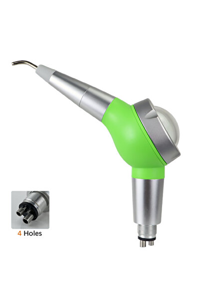 Choice5 جهاز تلميع الأسنان بالهواء المضغوط ذو 4 فتحات، يعمل بتقنية السفع الرم...