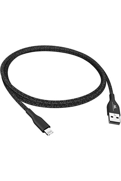 Maclean Cablu IOS MFi Încărcare Transfer Date Încărcare Rapidă USB 2.4A Negru...