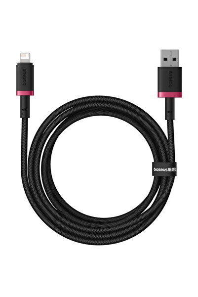Baseus Dura Type A to IP 2.4A 2 m fast charging cable Black, Red