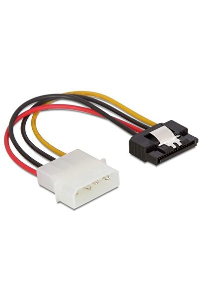 DELOCK Cablu alimentare SATA HDD > Molex cu 4 pini mascul cu clemă metalică d...