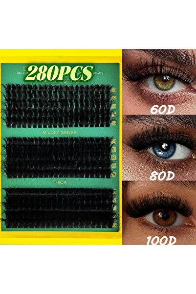 Choice 15 صفًا في علبة واحدة، رموش صناعية كثيفة وناعمة وطويلة المظهر الطبيعي،...