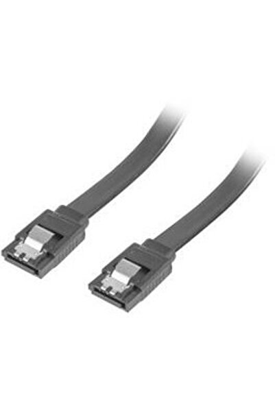 Lanberg Cablu SATA DATA II (6GB/S) M/M 30cm; Cleme metalice negre