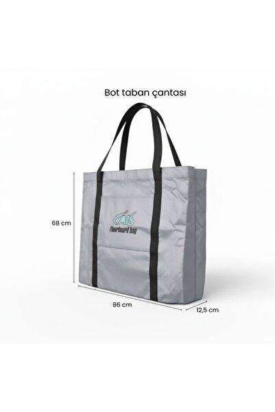 Alamatra Şişme Bot Taban Tahtası Taşıma Çantası 68x86x12,5 cm Gri
