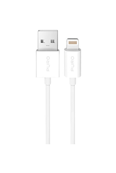 Puro Cablu Lightning USB-A TPE 12W 3m - Alb