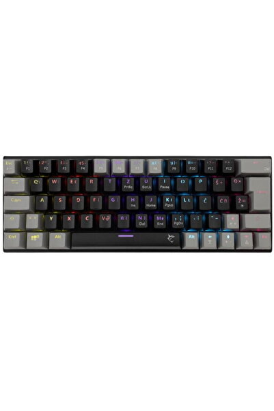 white shark Tastatură gaming GK-002721V2, Blue Switches, Negru-Gri, WAKIZASHI...
