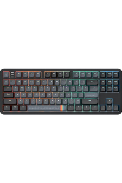 DARK PROJECT DPKB_MIDNIGHT_87_ANSI, USB, Layout SUA, Negru