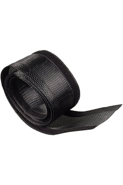 Maclean Organizator cablu , 85mm, 1.8m, negru, velcro, MCTV-675 B