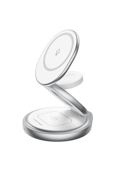 Vention Wireless charger with Fast Charging, 15W, 3in1, Magnetic Stand, MagSa...