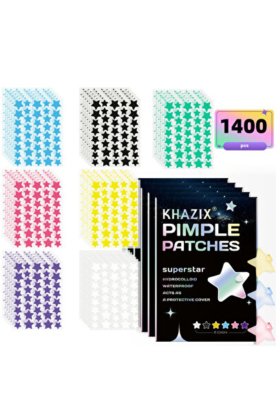 Choice 1400 قطعة من لصقات حب الشباب ستار، لصقات حب الشباب للوجه، لصقات إخفاء ...