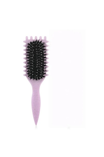 Choice purple Salon Styling Curly Hair Styling Brush Curl Hair Brush for Comb...