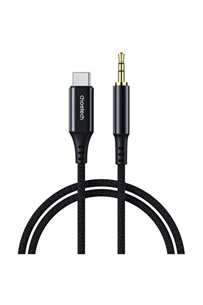 CHOETECH Cablu AUX006 USB-C / mini jack 3.5mm 1 m - negru