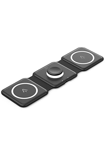 Vention Incarcator wireless 15W, 3in1, Indicator LED, Compatibilitate MagSafe...