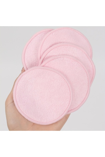 Choice XZM-pink-10pcs 10 Reusable Makeup Remover Pads, A Gentle Facial Cleans...