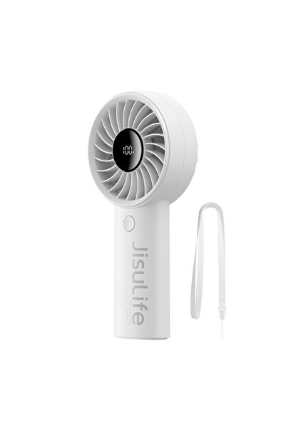 JISULIFE Handheld Fan Life4 5000mAh Portable USB Fan - Gray