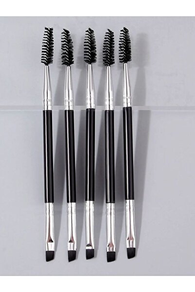 Choice black 5pcs Black double-headed mascara brush, eyebrow brush,mascara co...