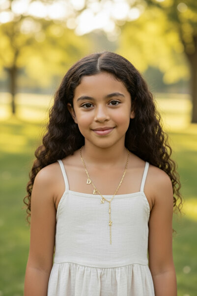 derokas 316 L Kız Çocuk İsimli Kolye Hediyelik Şık Zarif