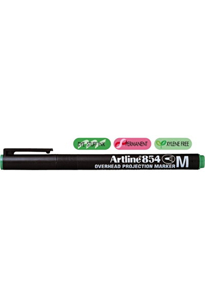 artline OHP Permanent marker 854, medium tip - 1.0mm - green