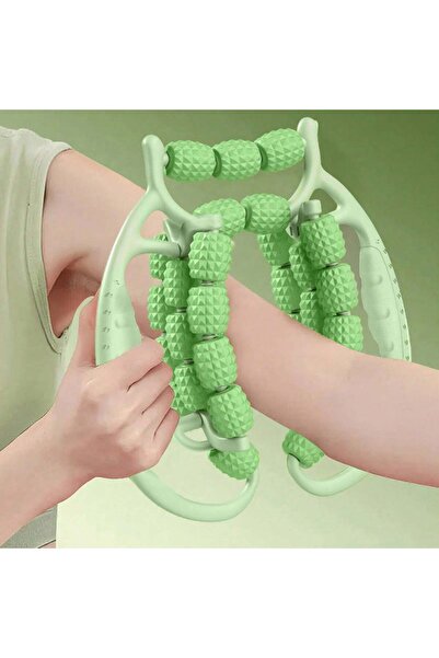 Choice 29 roller 29 roller handheld leg beauty tool yoga stick ring leg clamp...