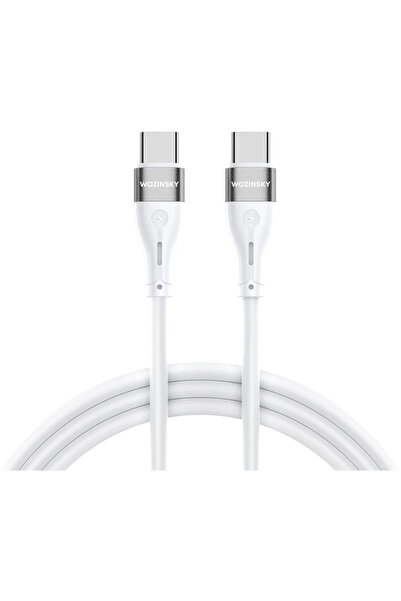 WOZINSKY WSTCC2 USB Type-C / USB Type-C 65W 2 m Alb