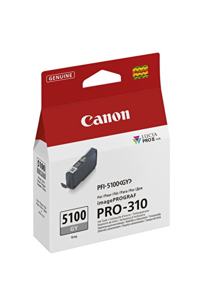 Canon PFI-5100 GY Grey ink cartridge