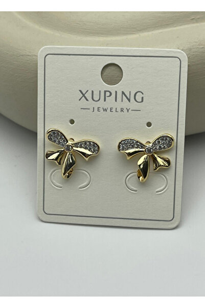 BİJU YILMAZ أقراط ذهبية مرصعة بالأحجار من Xuping - 25xpkp372