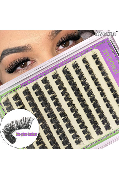 Choice 0.07 مم D YHR-2422-3 120 قطعة من رموش العنقود ذاتية اللصق بأطوال 10-12...