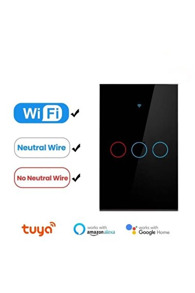 AXUS لوحة أزرار ذكية تعمل باللمس بتقنية الواي فاي ومتوافقة مع أليكسا