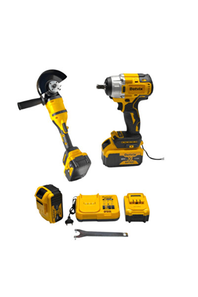 O.M.D Set Masina de insurubat, cu impact, motor fara perii, Flex unghiular cu...