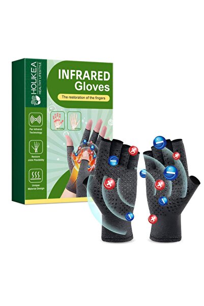 Choice A 1 Pair Compression Arthritis Gloves Wrist Support Practical Stimulat...