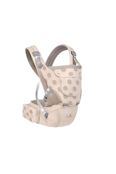 GHEMOTOC Baby carrier with adjustable support, made of cotton, with 5 carryin...