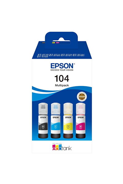 EPSON EcoTank 4-colour Multipack T 104 T 00P6