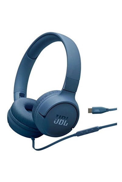 JBL Tune 520C, USB-C, Albastru