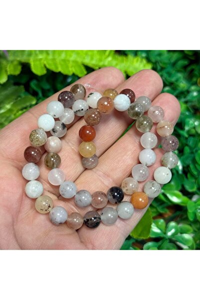 TAŞ UZMANI حجر كوارتز ملون من العقيق البوتسواني 8 ملم