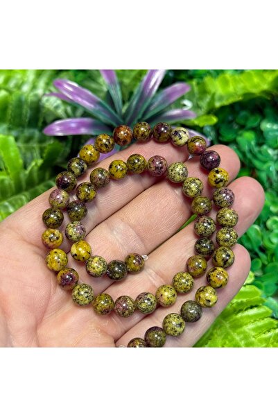 TAŞ UZMANI حجر كوارتز ملون من نوع أوناكيت كوري 8 ملم