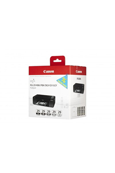 Canon PGI-29 Multipack MBK/PBK/DGY/GY/LGY/CO