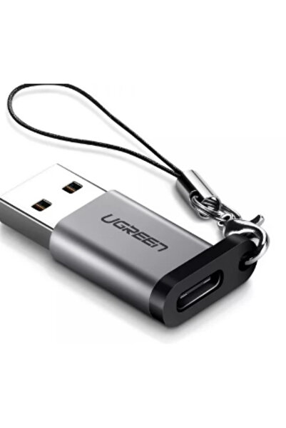 Ugreen ADAPTOR Ugreen, "US276", USB(T) la USB Tip-C(M), încărcător max. 3A, g...