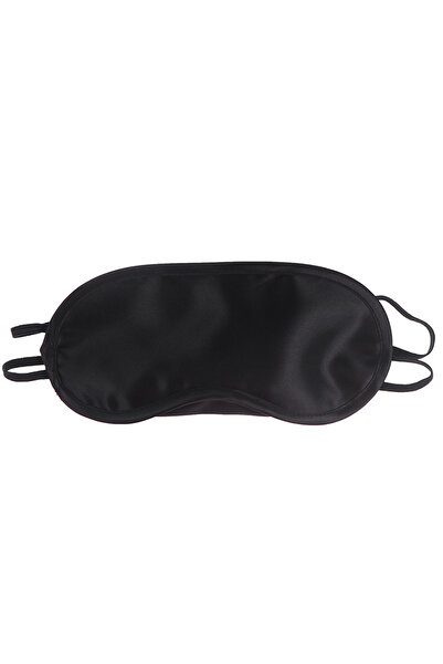 Choice1 قناع نوم حريري أسود قطعة واحدة، غطاء مبطن للعين، رقعة لتغطية العين، ق...