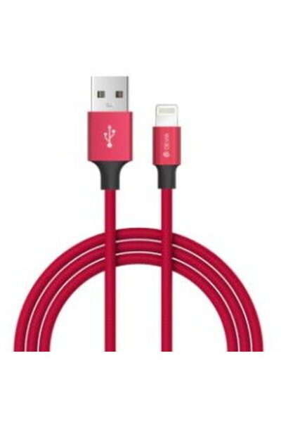 Devia Pheez series USB-C TO Lightning cable 1M red