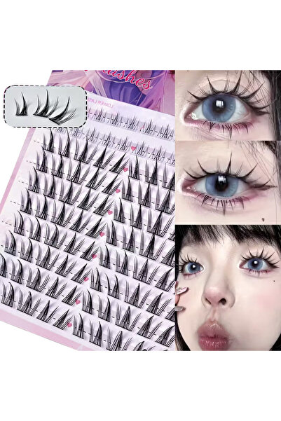 Choice 15mm C Black & Silver Natural Appearance Anime False Eyelash DIY Eyela...